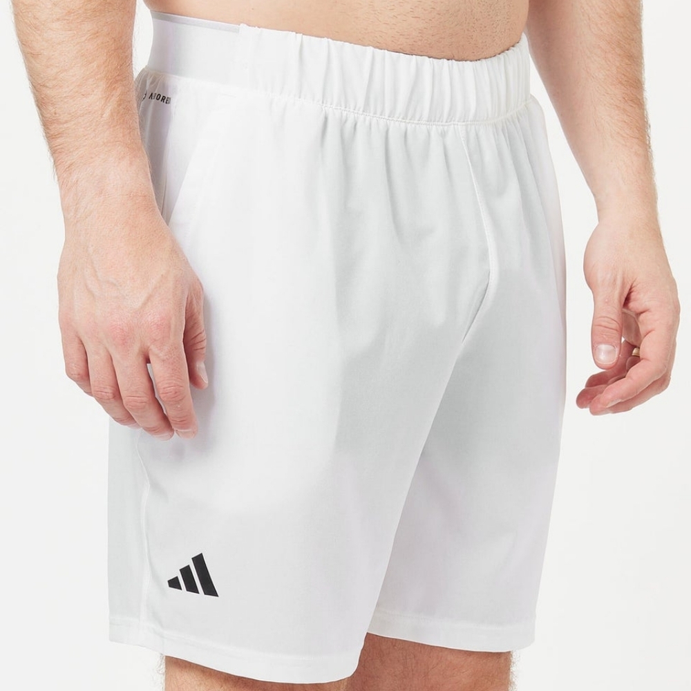 ADIDAS Aeroready Club SW Sport Men's Tennis Shorts 7in Color White HS3283 - NWT